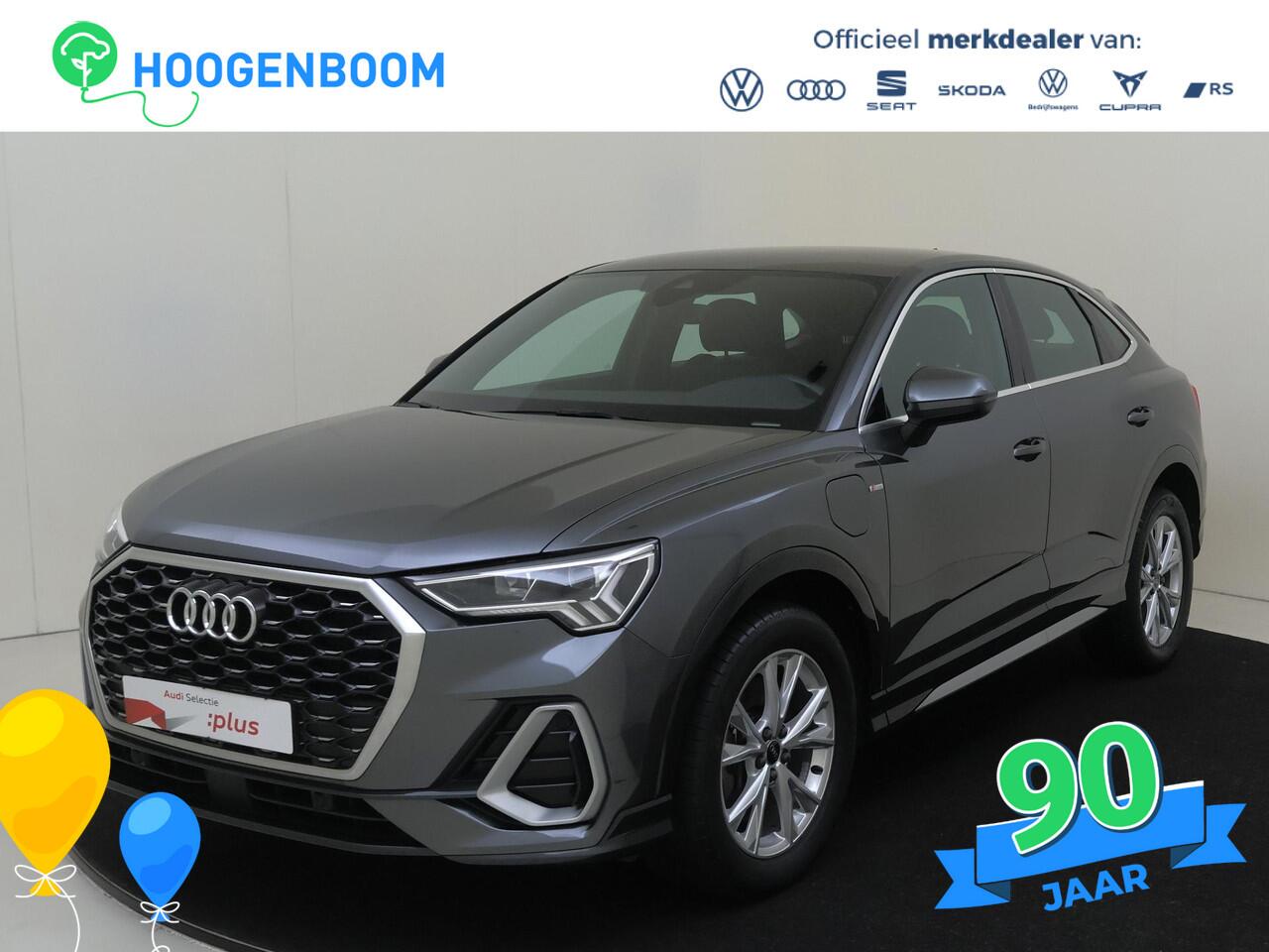 Audi Q3 Sportback 45 TFSI e S Edition | Dodehoek detectie | Adaptieve cruise control | Stoelverwarming | CarPlay | Elektrische achterklep | Parkeersensoren | S-line interieur |