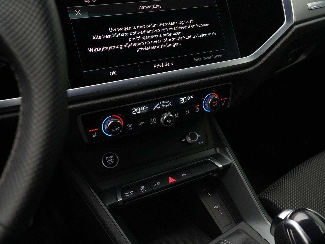 Audi Q3 Sportback 45 TFSI e S Edition / S-Line | Navigatie | Stoelverwarming | Parkeersensoren voor/achter