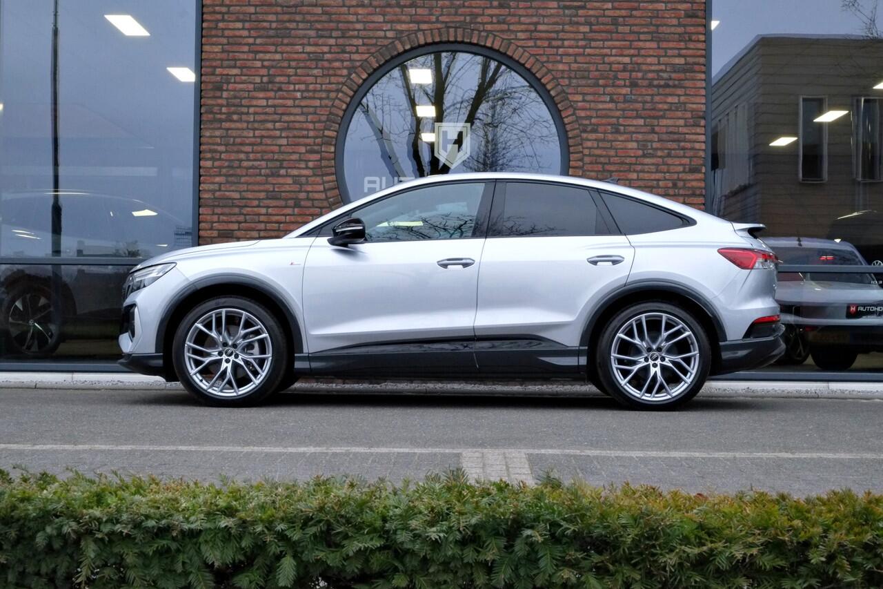 Audi Q4 Sportback e-tron 40 S Edition 77 kWh ACC, Achteruitrijcamera, Lederen sportstoelen, Matrix LED, 20 inch
