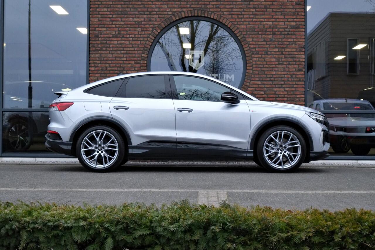 Audi Q4 Sportback e-tron 40 S Edition 77 kWh ACC, Achteruitrijcamera, Lederen sportstoelen, Matrix LED, 20 inch