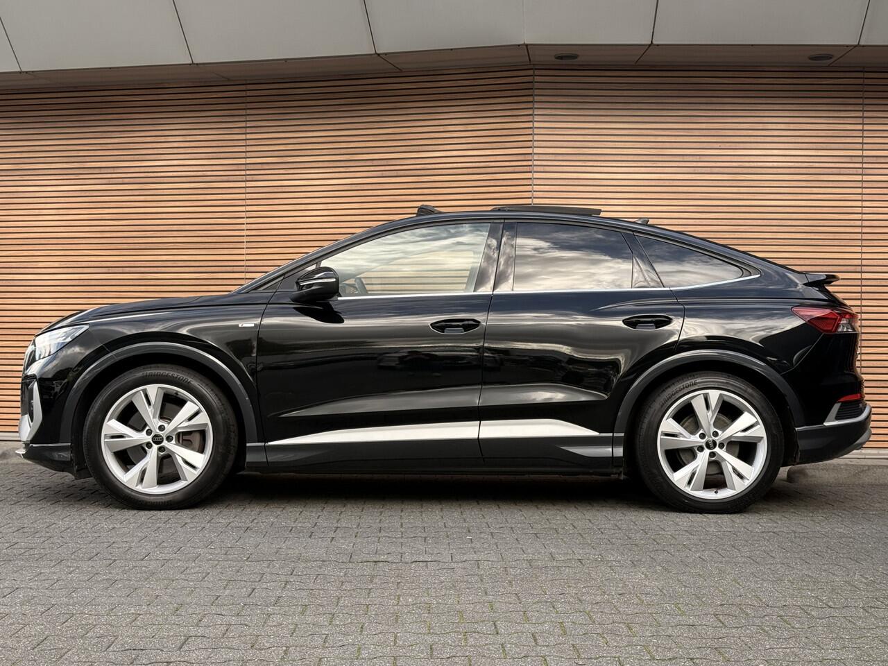 Audi Q4 Sportback e-tron 50 quattro S edition 77 kWh Elec. Stoelen+Geheugen / Panoramadak / Trekhaak