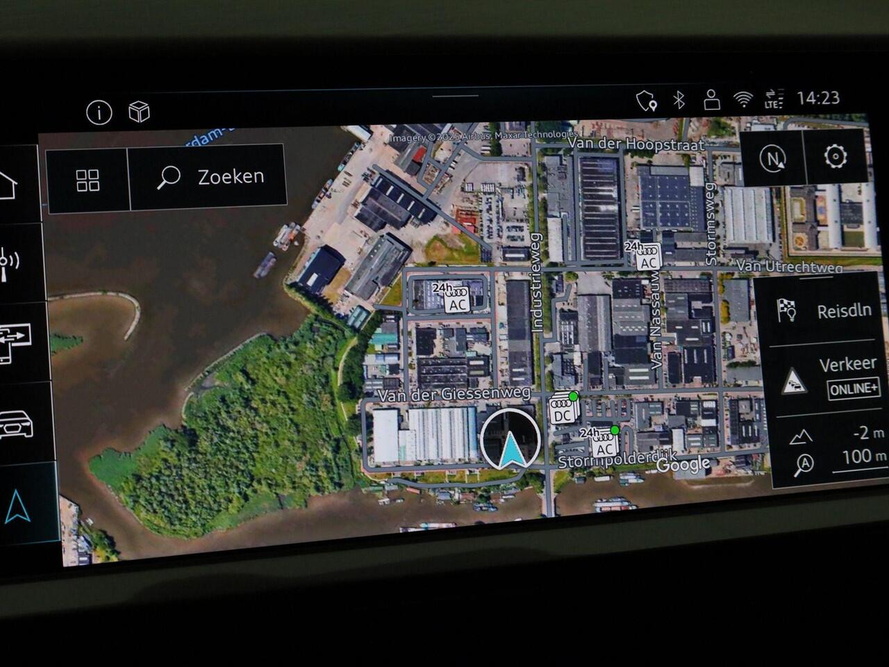 Audi Q4 Sportback e-tron 45 quattro S Edition 82 kWh Assistentiepakket plus · Bekleding Leder/stof · 21 inch LM velgen