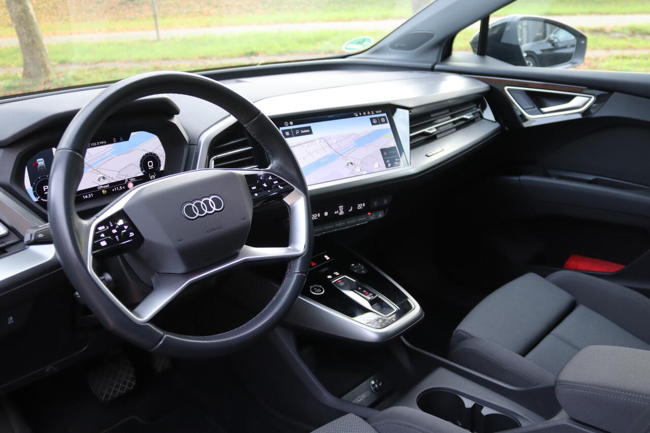 Audi Q4 Sportback e-tron 50 quattro Advanced edition 77 kWh Optiek Zwart Pano/Matrix LED/Head-up/Sonos/Keyless/Camera/Navi+/CarPlay/ACC/20"