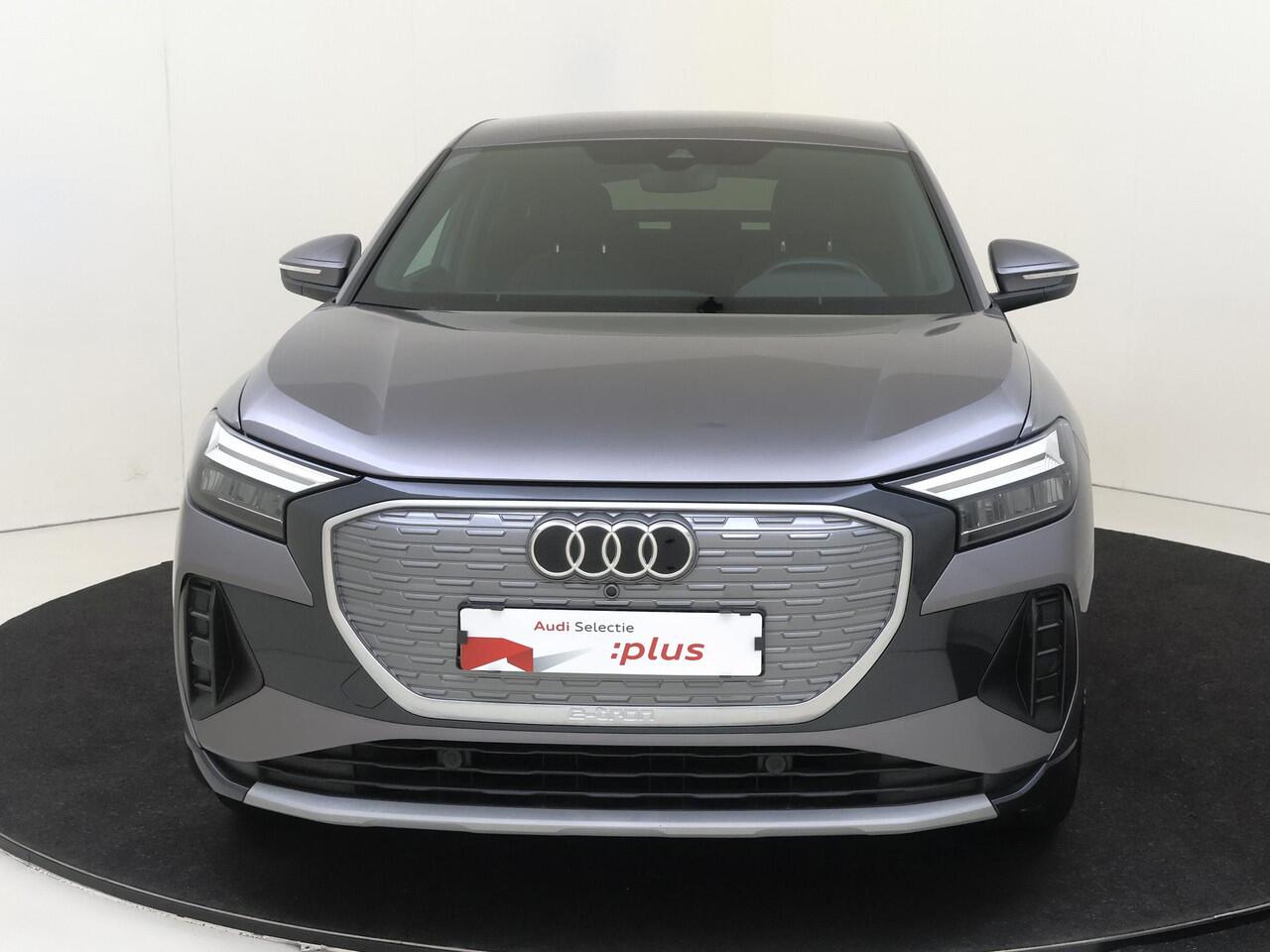 Audi Q4 Sportback e-tron 40 Advanced edition 77 kWh | Parkeersensoren | Lederen bekleding | SoH 92%| Cruise control | CarPlay | Navigatie Plus | Stoelverwarming | Voorklimatisering |