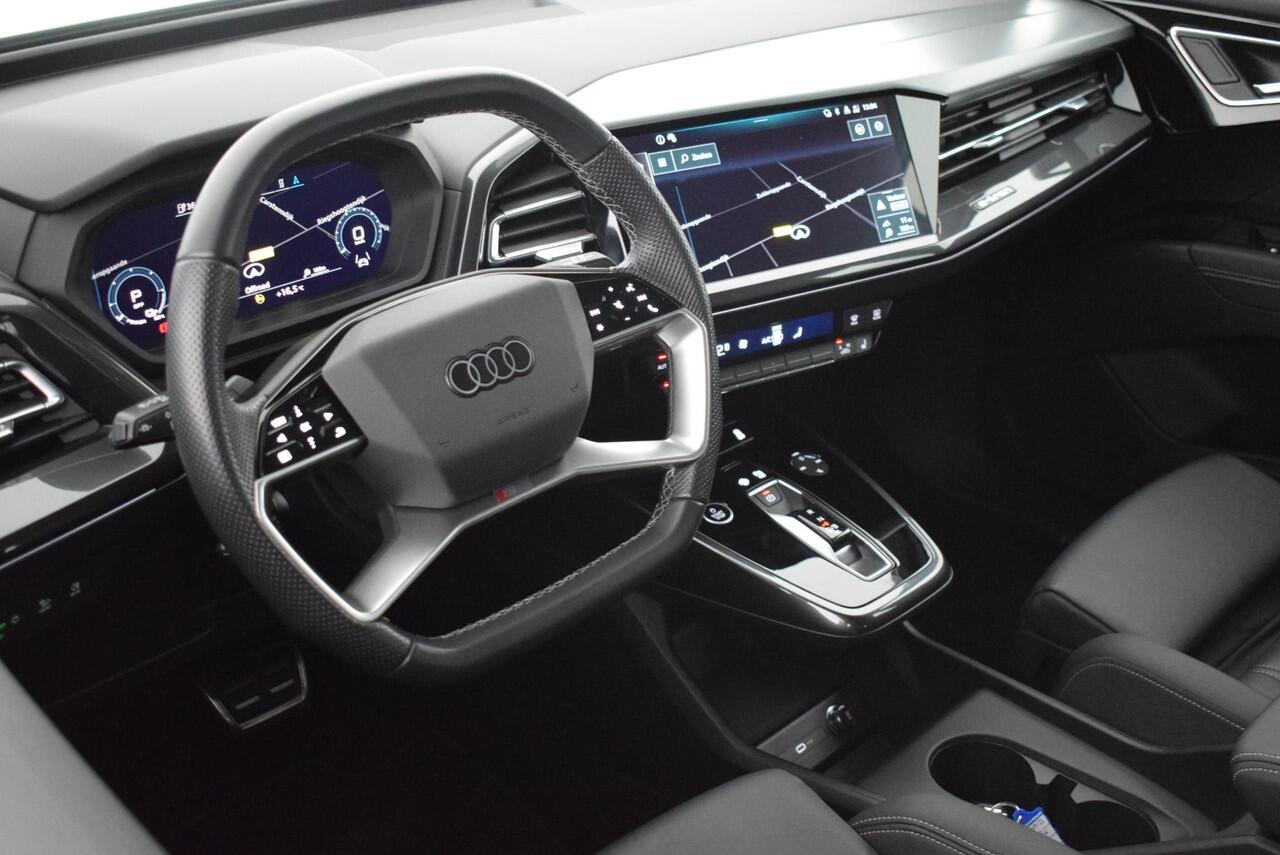 Audi Q4 e-tron 45 265pk quattro S-Line 82 kWh SOH 93% Camera Leder Stoelverwarming Virtual Cockpit Navigatie