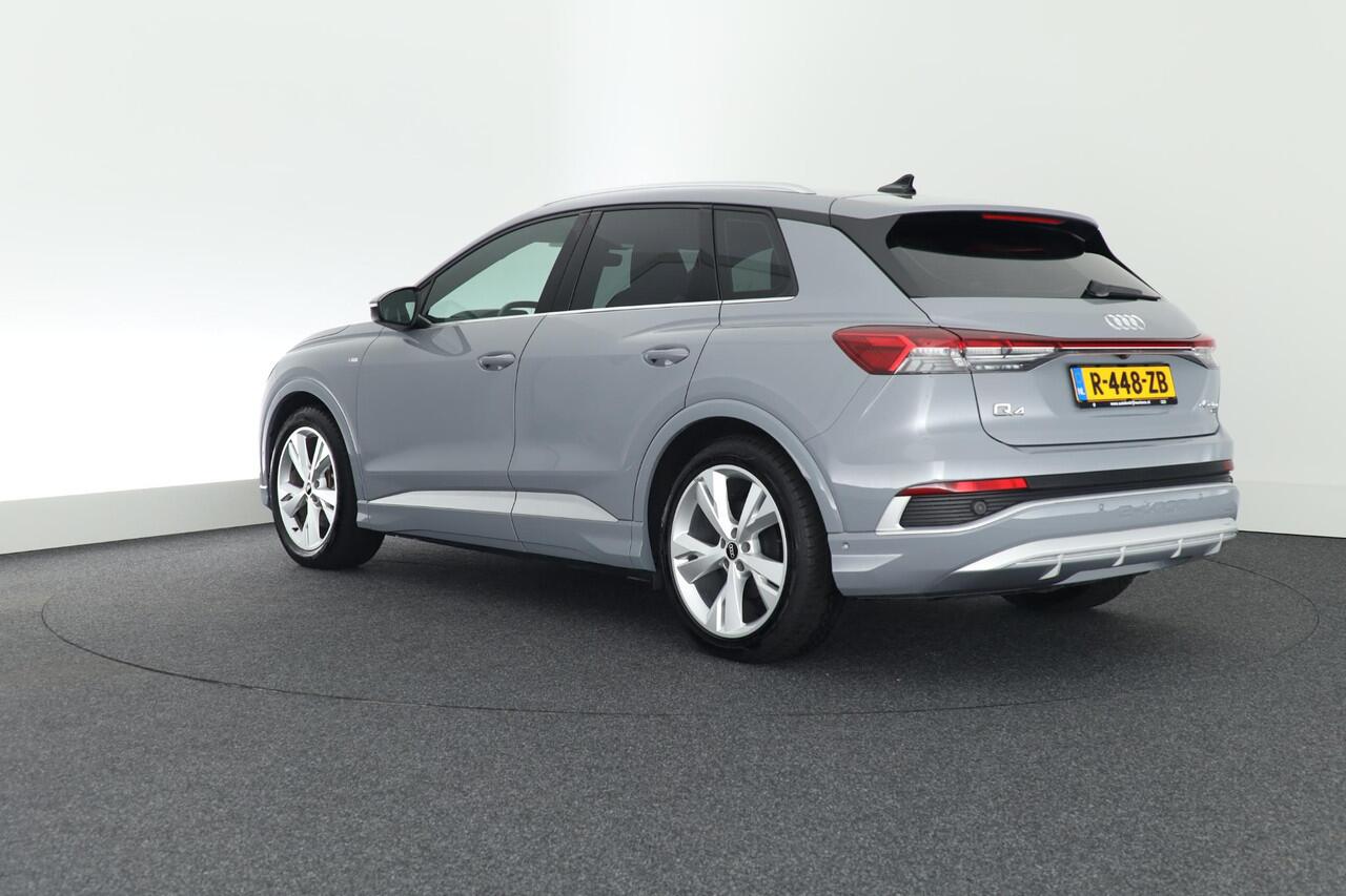 Audi Q4 e-tron 45 265pk quattro S-Line 82 kWh SOH 93% Camera Leder Stoelverwarming Virtual Cockpit Navigatie