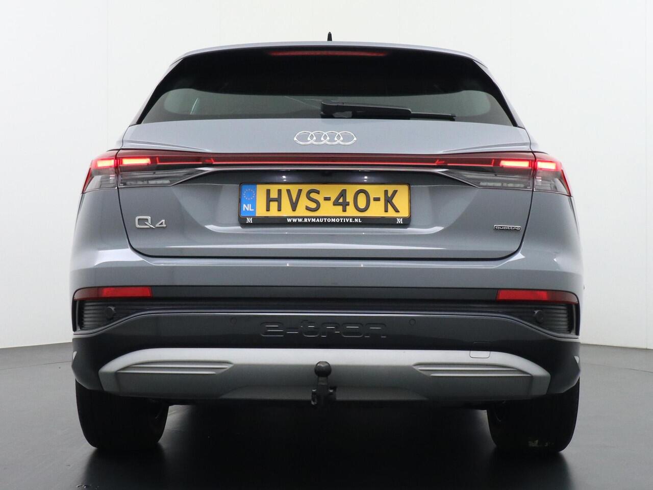 Audi Q4 e-tron 50 quattro Advanced edition 77 kWh MEMORY SEAT | ELEK. TREKHAAK | LEDER | RIJKLAARPRIJS incl. 12mnd BOVAG
