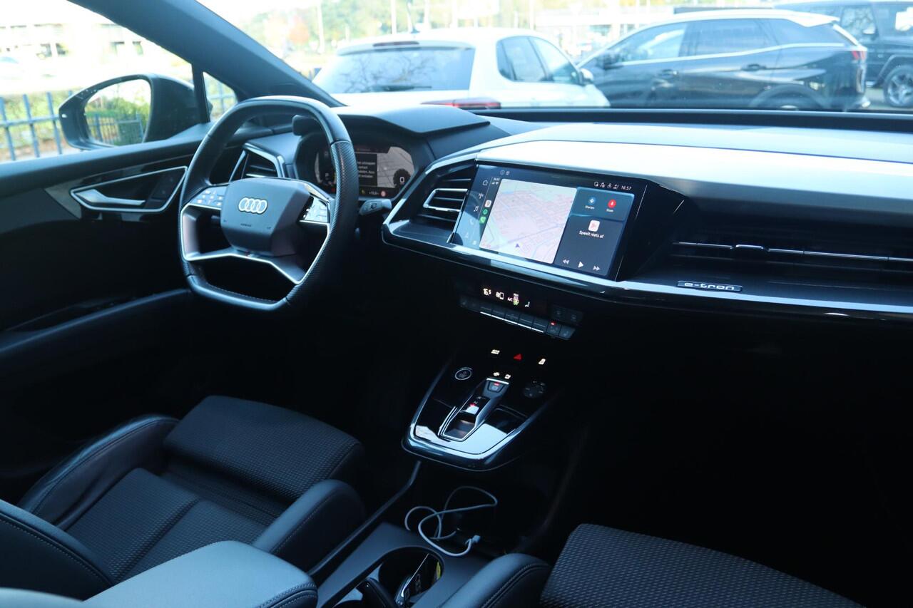 Audi Q4 e-tron 35 S EDITION 55 KWH S-LINE ORIG NL | ADAPT. CRUISE | CAMERA | VIRT. COCKPIT | CARPLAY | MATRIX