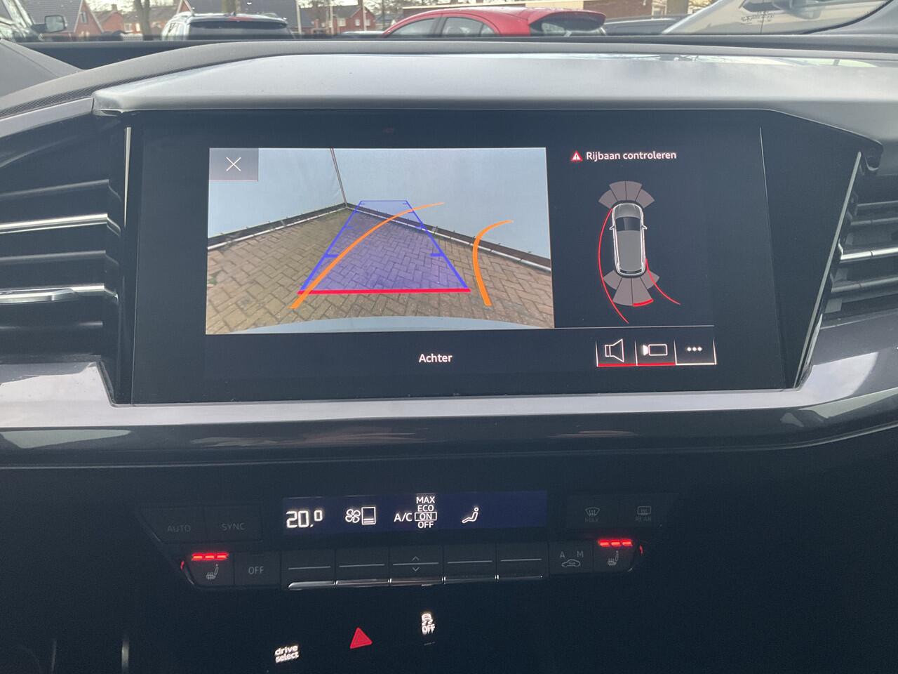 Audi Q4 e-tron 50 quattro Launch edition S Line Competition 77 kWh 1Eig Warmtepomp Sonos Camera Leer NL-Auto Uitstraling!