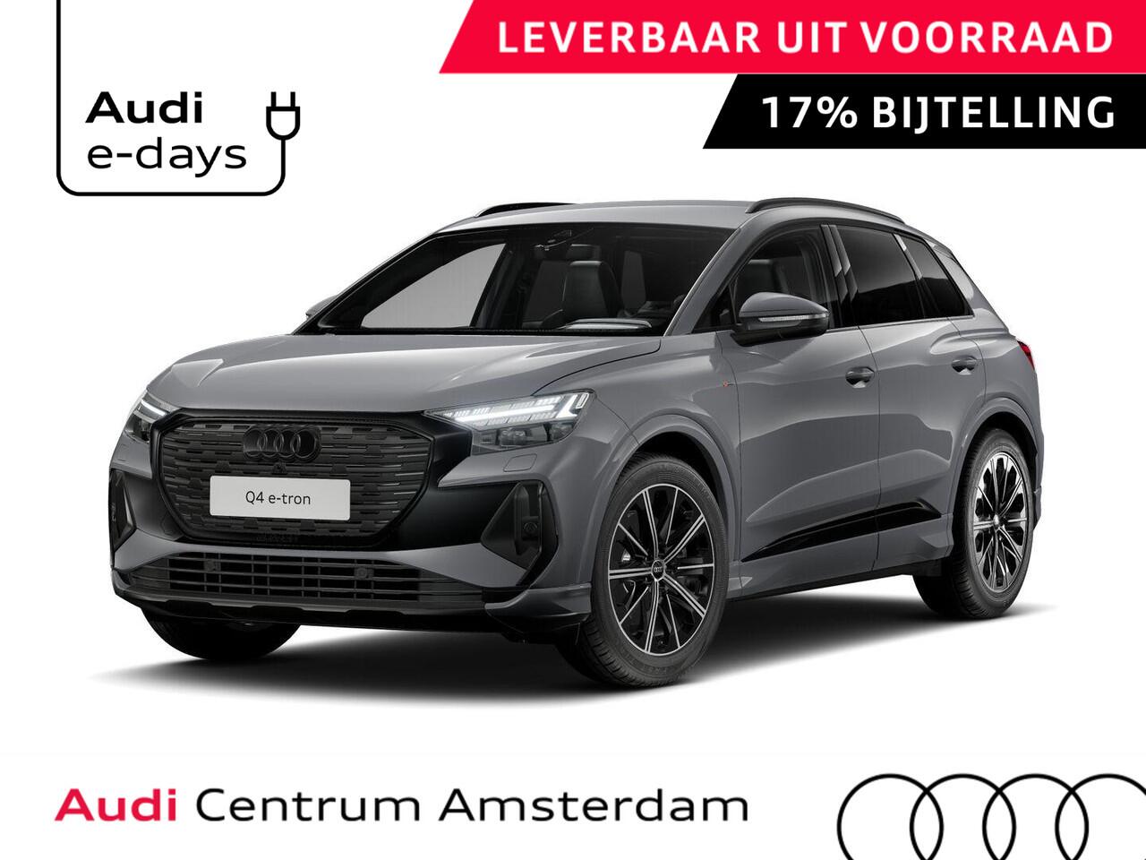 Audi Q4 e-tron 45 quattro S edition Competition 82 kWh 286pk | Assistentiepakket plus | Optiek pakket zwart plus | Ambient verlichting | Dodehoek detectie | Privacy glas |