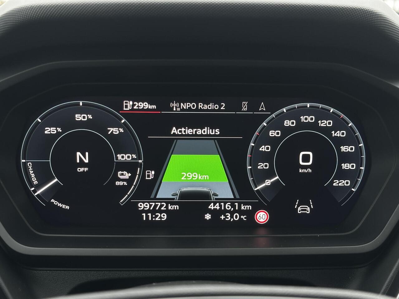 Audi Q4 e-tron 40 Launch edition S Competition 77 kWh | SoH 91% | WLTP 488km rijbereik | Trekhaak | Led | Voorverwarming | Stoelverwarming | Pano | Head-up display |