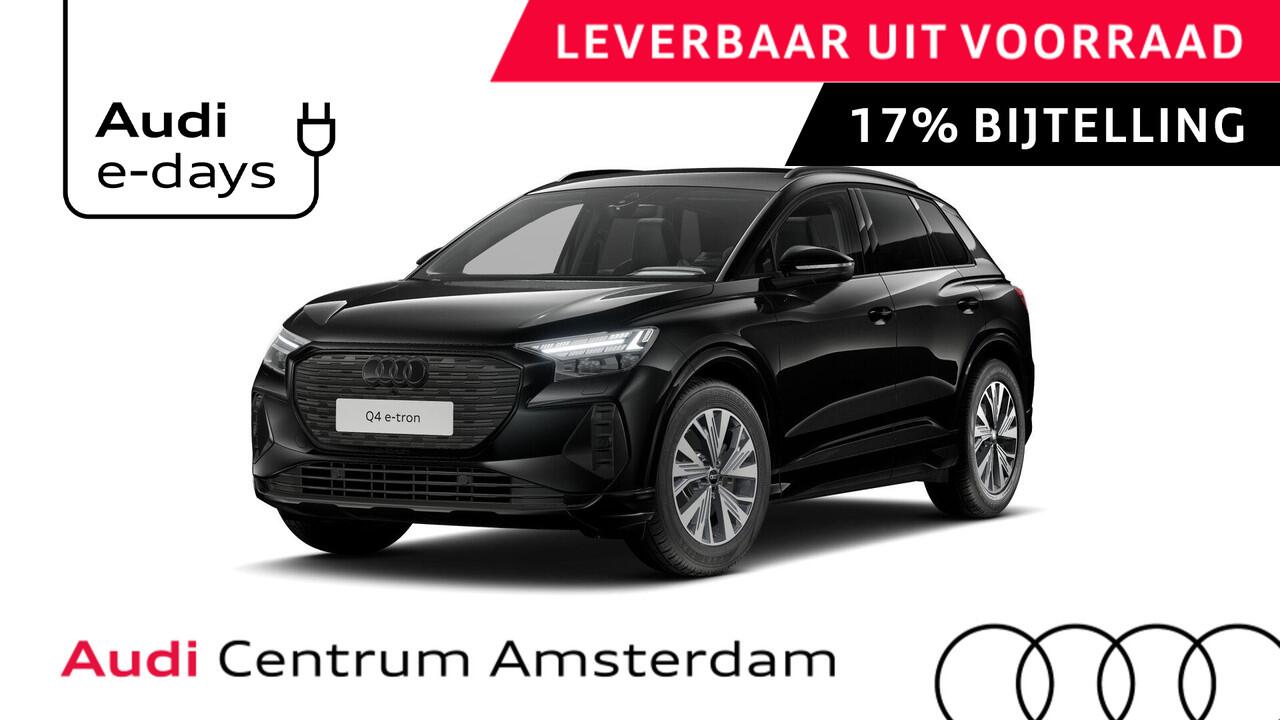 Audi Q4 e-tron 40 Advanced edition 63 kWh 204pk | Achteruitrijcamera | Assistentiepakket plus | Optiekpakket zwart plus | Privacy glas | Adaptive cruise control |
