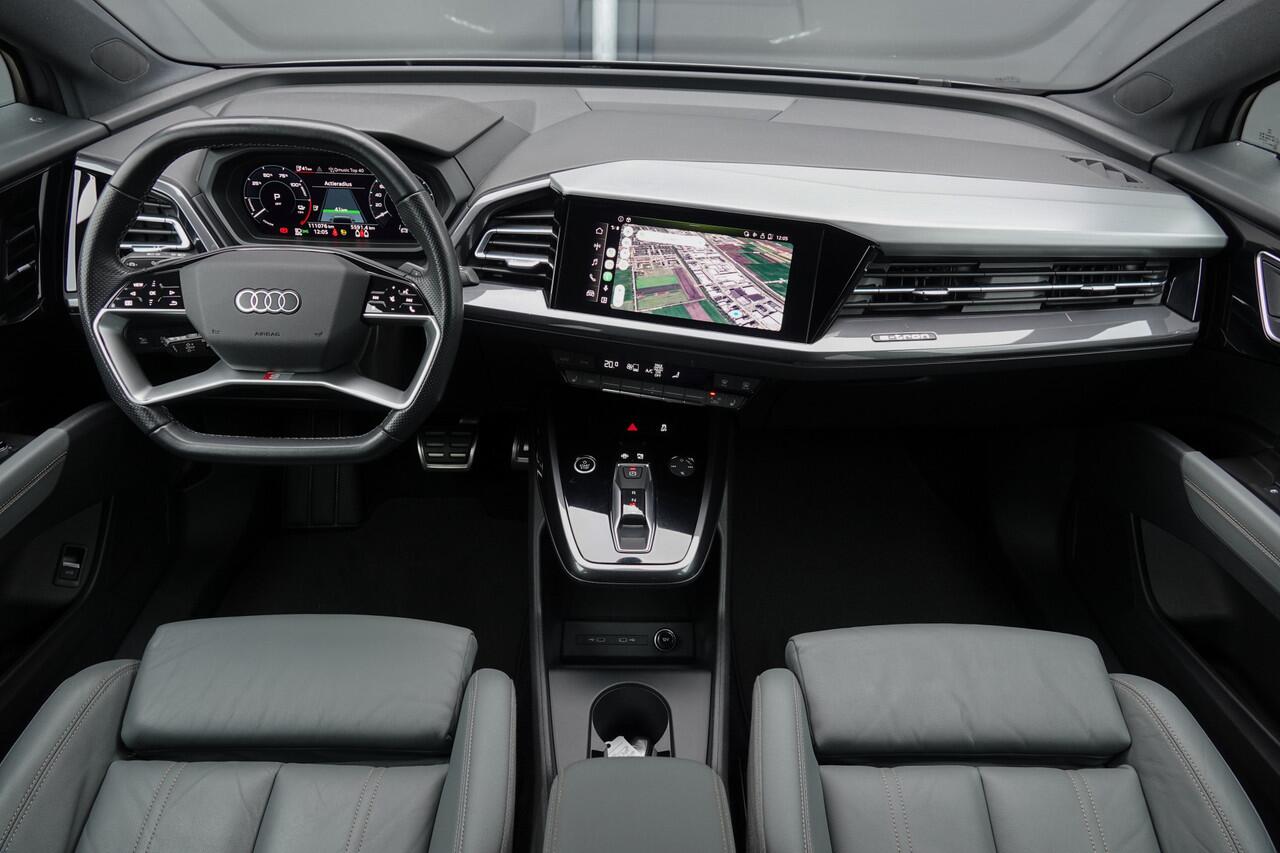 Audi Q4 e-tron 299Pk Aut. | 50 Quattro | Edition One | S-Line | Sportstoelen | Warmtepomp | Achteruitrijcamera | 21''