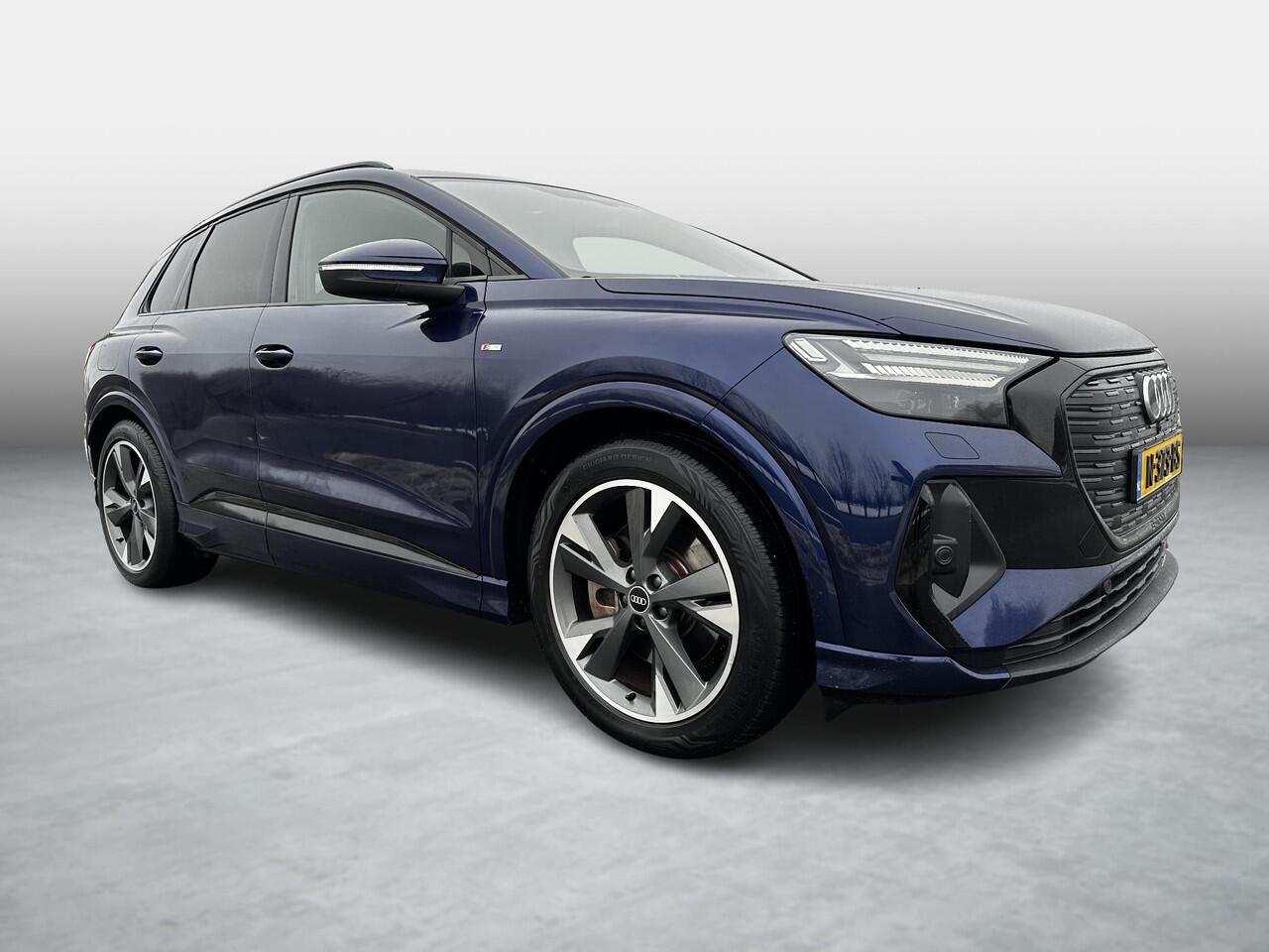 Audi Q4 e-tron 40 Launch edition S Competition 77 kWh | SoH 91% | WLTP 488km rijbereik | Trekhaak | Led | Voorverwarming | Stoelverwarming | Pano | Head-up display |