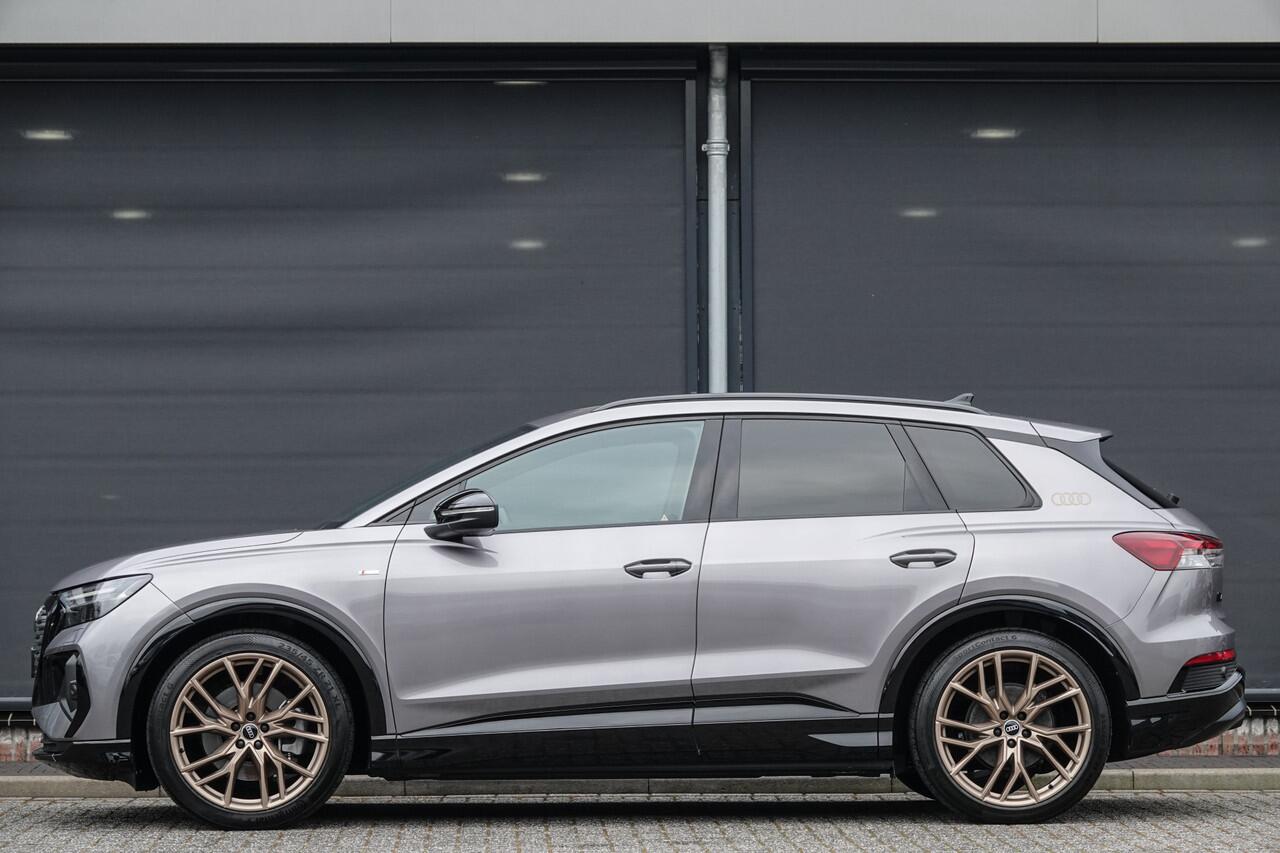 Audi Q4 e-tron 299Pk Aut. | 50 Quattro | Edition One | S-Line | Sportstoelen | Warmtepomp | Achteruitrijcamera | 21''