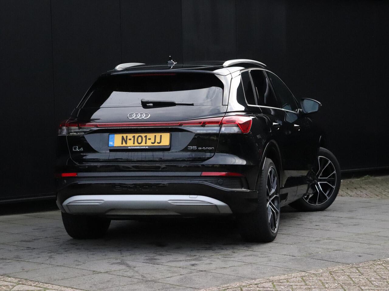 Audi Q4 e-tron 35 Launch edition Advanced Plus 55 kWh | S-LINE | SOH 92% | PANODAK | WARMTEPOMP | CAMERA | APPLE CARPLAY | STOELVERW. | NIEUWSTAAT |