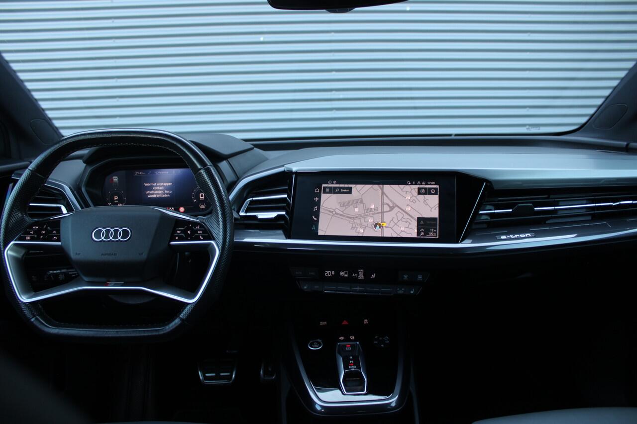 Audi Q4 e-tron 40 Launch edition Advanced Plus 77 kWh S-Line Vol-Leder Trekhaak Black-Styling