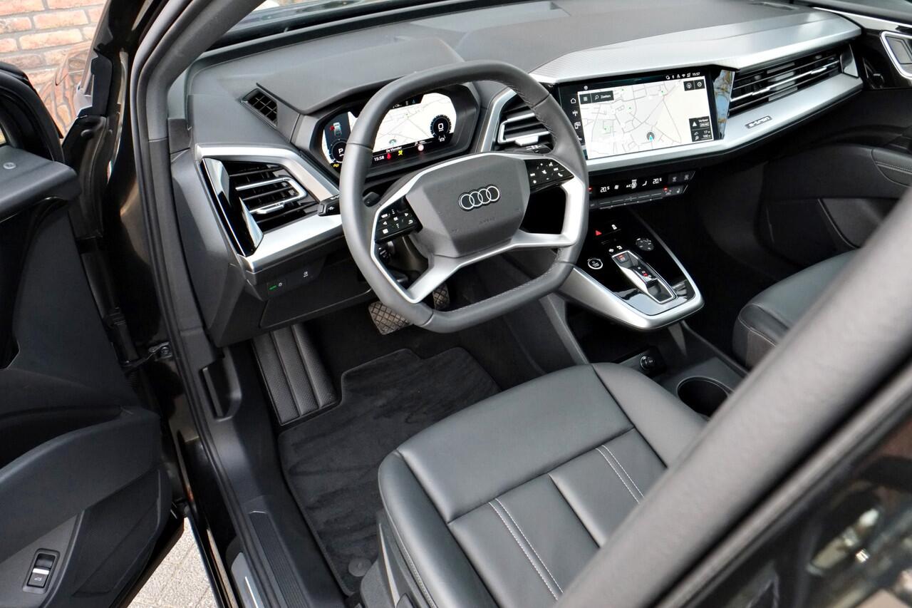 Audi Q4 e-tron 45 Edition 82 kWh Panoramadak, Leder, Achteruitrijcamera, ACC