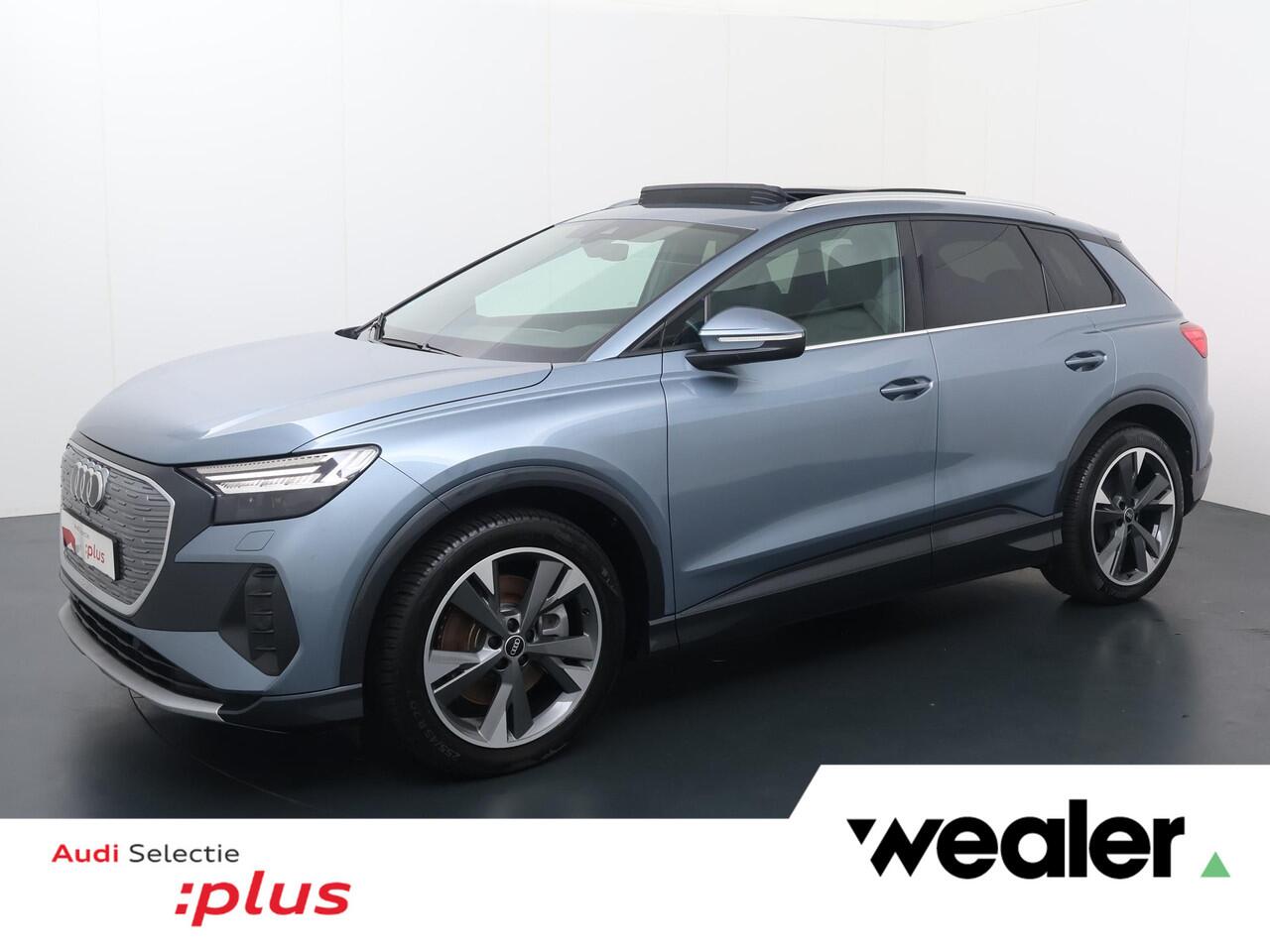 Audi Q4 e-tron 40 Launch edition Advanced Plus 77 kWh | 204 PK | Gratis onderhoud t/m 3 sep. 2028 | SoH 89% | Panoramadak | Adaptieve Cruise Control | 21"LM velgen | Matrix LED koplampen |