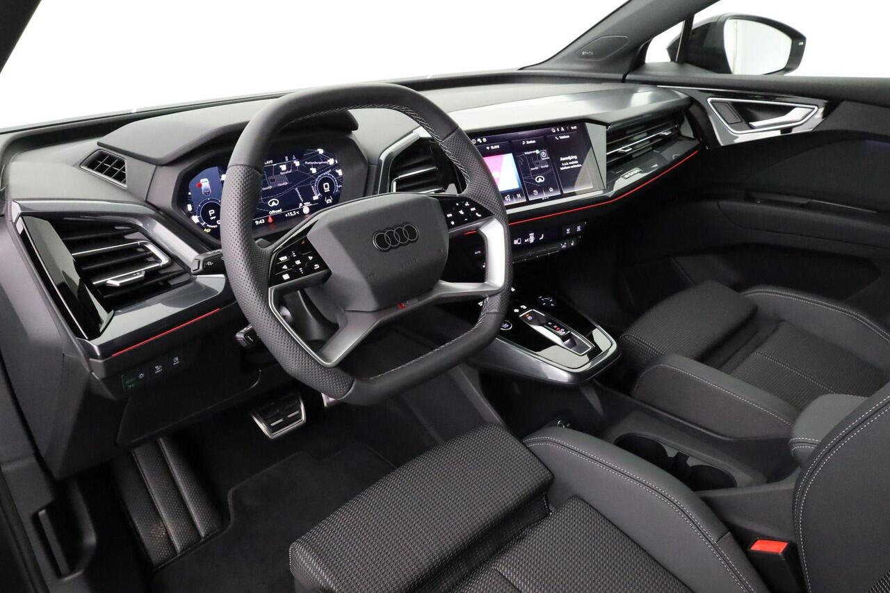 Audi Q4 e-tron S edition 45 82 kWh 210 kW / 286 pk Quattro | Assistentiepakket plus | Privacy Glas | Sonos Premium Sound