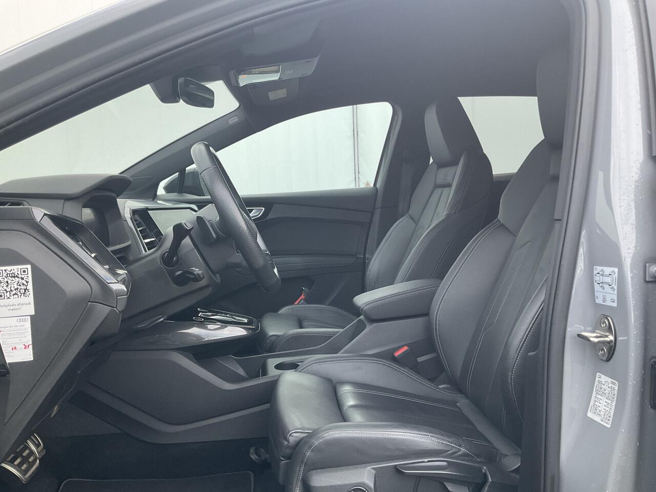 Audi Q4 e-tron 50 quattro Launch edition S Line Competition 77 kWh 1Eig Warmtepomp Sonos Camera Leer NL-Auto Uitstraling!
