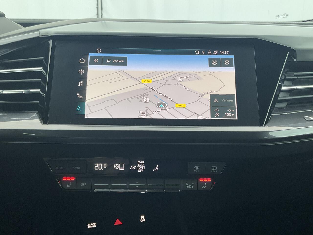 Audi Q4 e-tron 50 quattro Launch edition S Line Competition 77 kWh 1Eig Warmtepomp Sonos Camera Leer NL-Auto Uitstraling!