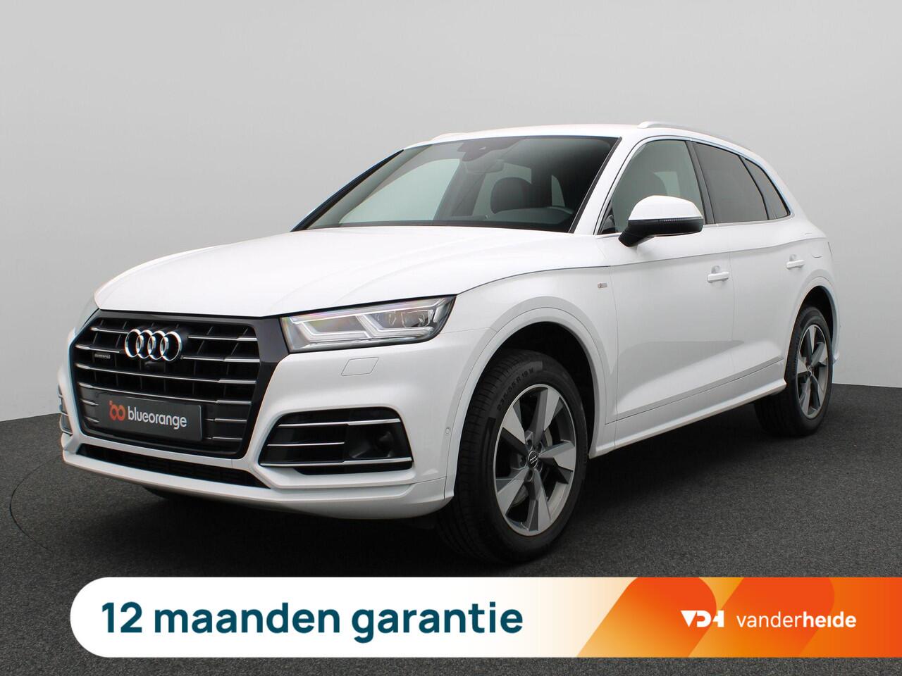 Audi Q5 55 TFSI e quattro S edition 367PK S-Tronic 360gr. Camera, Elektr. verst. stoelen, Keyless, B&O Soundsysteem, Matrix-LED verlichting, Side Assist, Elektr. Achterklep, Stoelverwarming, 19" LM Velgen, Adaptieve Cruise Control