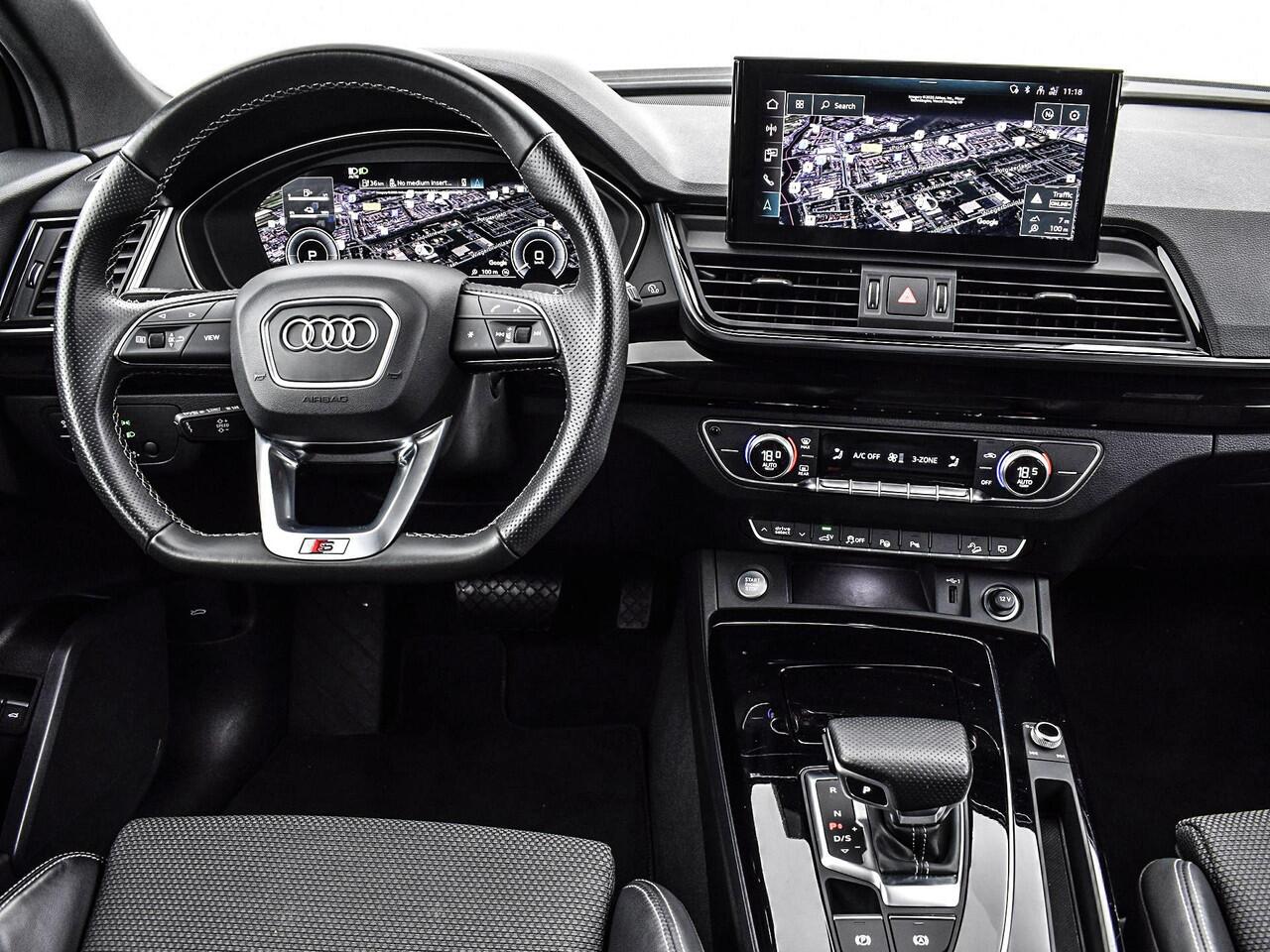 Audi Q5 50 TFSIe 300pk S-tronic S edition Competition · Apple/Android Car Play · Luchtvering · Keyless · 360 Camera · Elek. Achterklep · 20'' Inch · 01-08-2027 of 100.000km