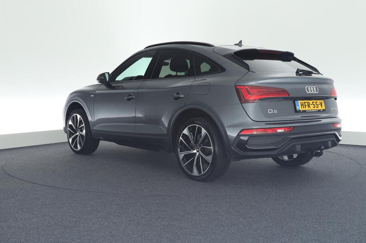 Audi Q5 Sportback 50 TFSI e 299pk 2x S-Line Black Edition Trekhaak Camera Virtual Cockpit Navigatie