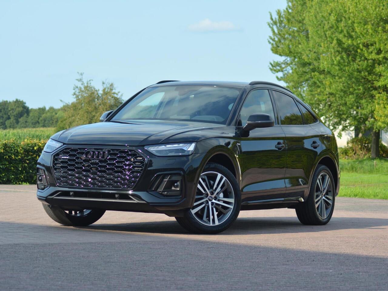 Audi Q5 Sportback S line Comp 50 TFSIe quattro S tronic | Panodak | Volleder | Virtual Cockpit | Adap Cruise | Park Pack | Zwart optiek | Matrix Led | Ass. Pack | Etc..