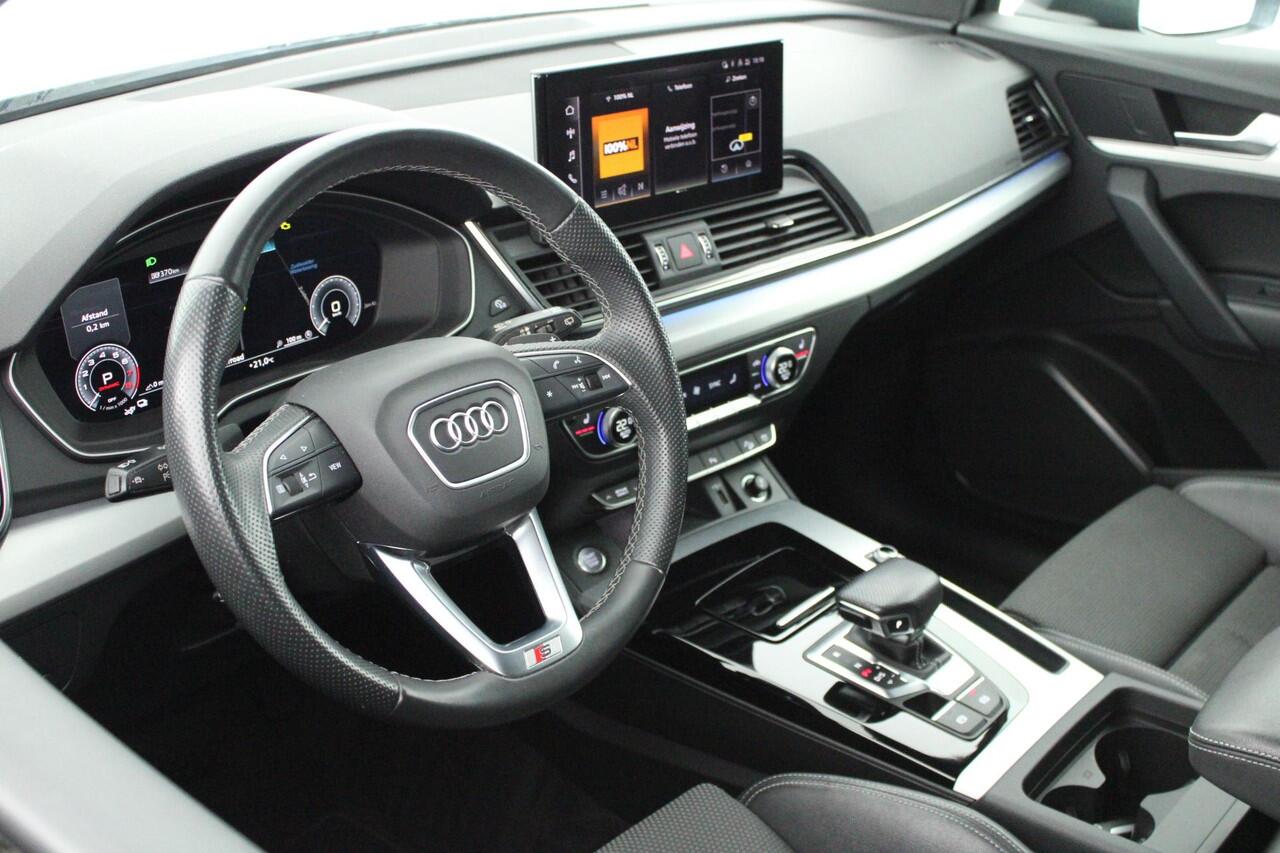 Audi Q5 Sportback 50 TFSI e 299pk 2x S-Line Trekhaak Camera Stoelverwarming Panoramadak