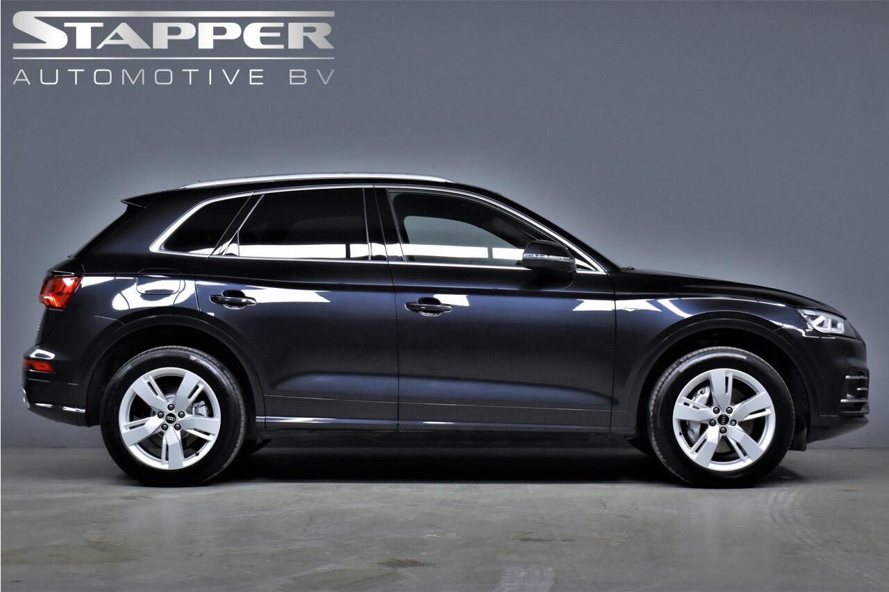 Audi Q5 55 TFSIe 367pk Quattro S-Line 1e Eig. Dealer OH Virtual/Keyless/H.Leer/Navi/Led/Stoelverw./Adap.Cruise