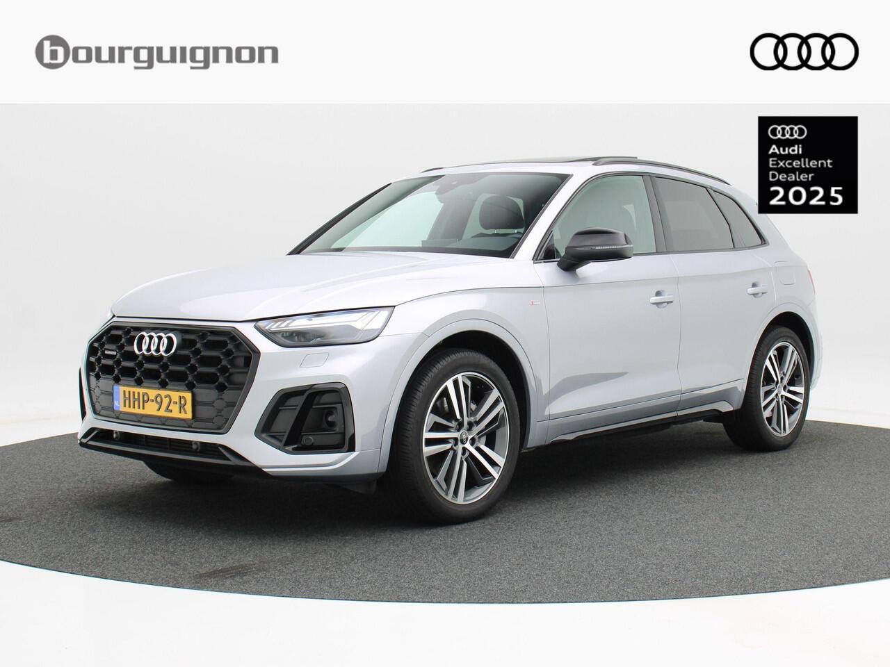 Audi Q5 50 TFSi e 299 Pk Automaat S-Line | Nw Model | Full LED | Panoramadak | Zwart Optiek | Camera | 20 Inch | Stoelverwarming | Adaptive Cruise | 46.409 Km!!