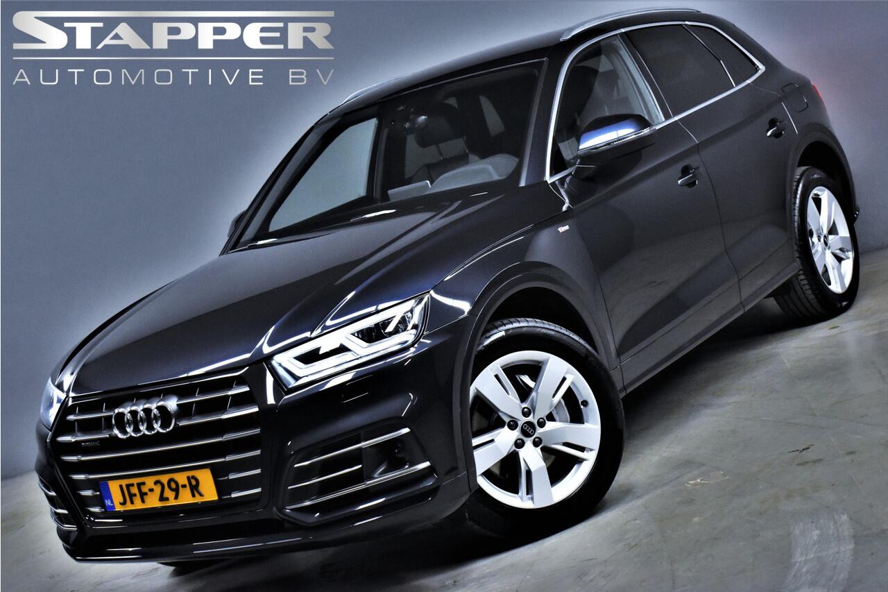 Audi Q5 55 TFSIe 367pk Quattro S-Line 1e Eig. Dealer OH Virtual/Keyless/H.Leer/Navi/Led/Stoelverw./Adap.Cruise