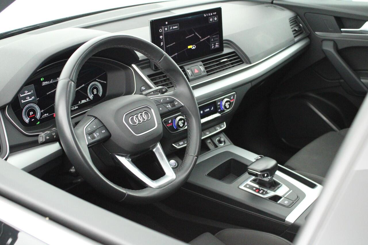 Audi Q5 55 TFSI e 367pk quattro S-Line Trekhaak Camera Panoramadak Keyless Matrix Led Virtual Cockpit Navigatie