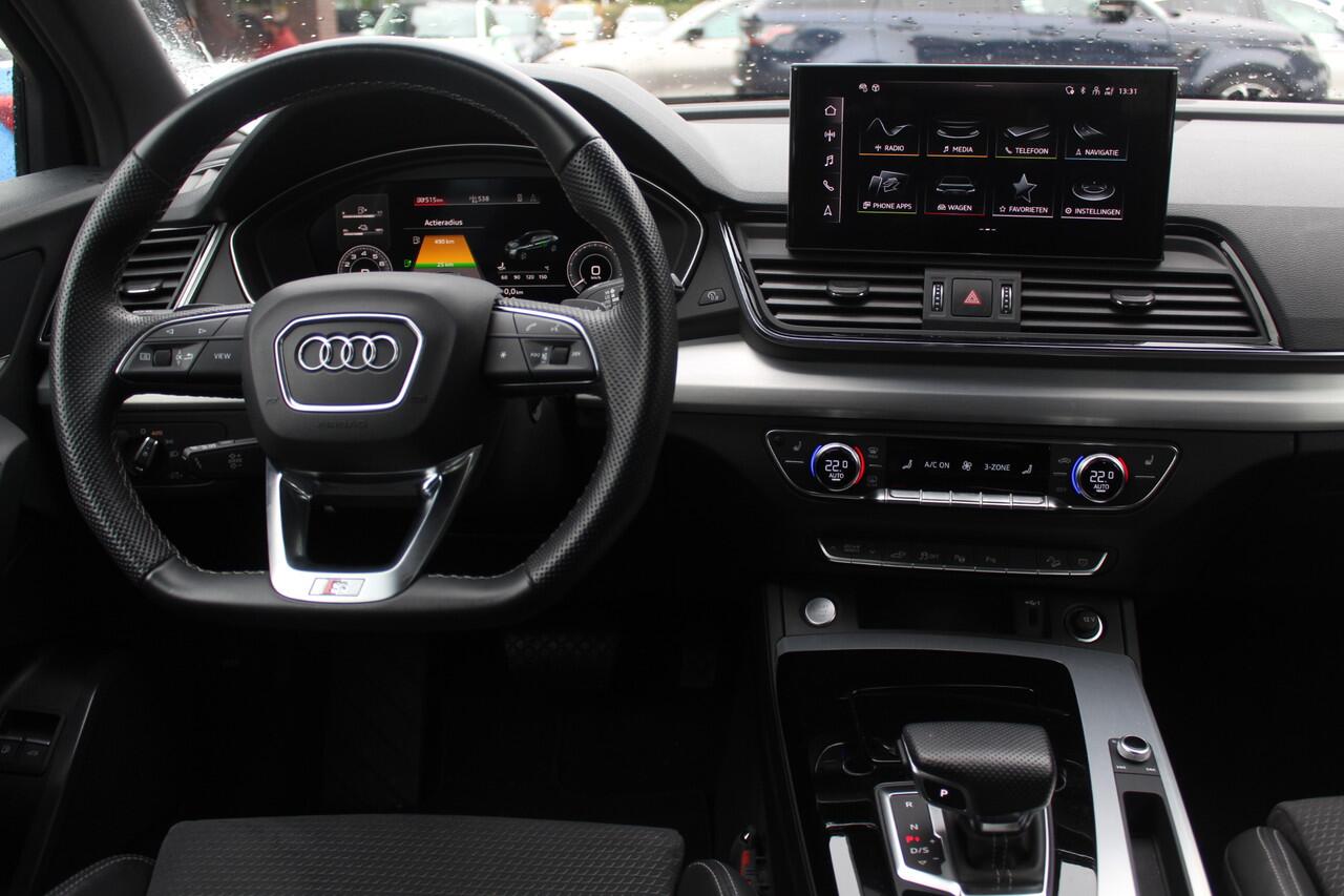 Audi Q5 50 TFSI e S edition NL Auto! / 360Camera / Half leder / 20'' / Adapt.cruise / BTW Auto