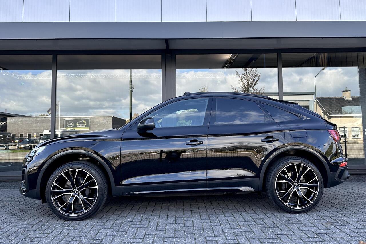 Audi Q5 Sportback 50 TFSIe Black Edition Panorama Matrix Leer Sfeer