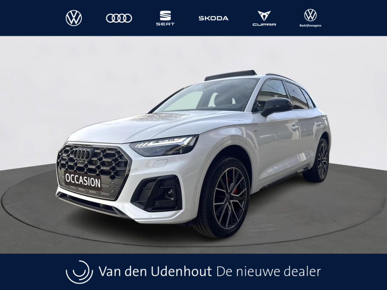 Audi Q5 50 TFSI eHybrid 299pk PHEV Quattro S edition / Panoramadak / Trekhaak / 360 Camera