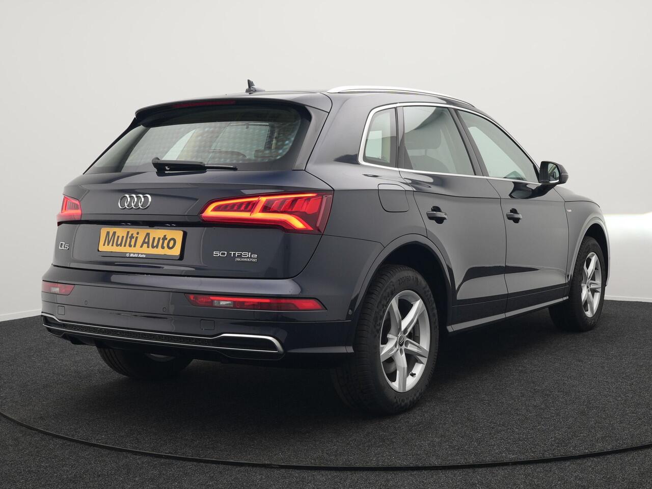 Audi Q5 50 TFSI e quattro S edition Plug In Hybrid 300pk Dealer O.H PHEV | 360 Camera | Lederen Sportstoelen Memory & Verwarmd | Navigatie | Cruise Control | Keyless | DAB | Virtual |