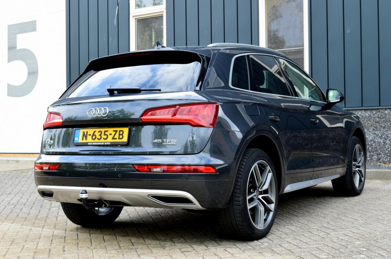 Audi Q5 45 TFSI quattro Pro Line Rijklaarprijs-Garantie Navigatie Led Sport Interieur 20 Inch Trekhaak virtual cockpit