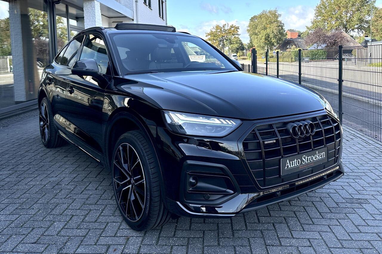 Audi Q5 Sportback 50 TFSIe Black Edition Panorama Matrix Leer Sfeer