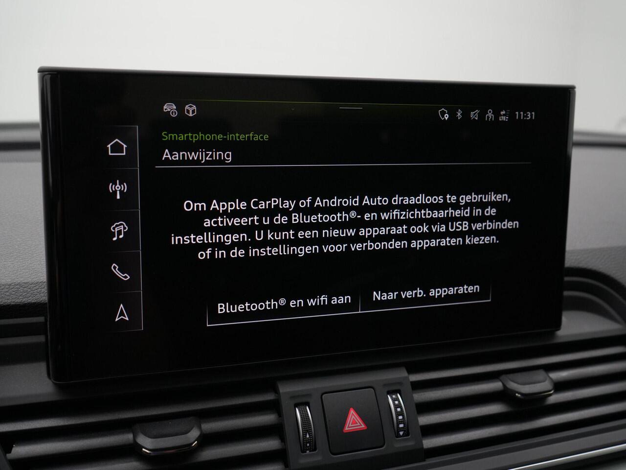 Audi Q5 50 TFSI e 299 pk S-tronic Advanced edition | Panoramadak | Trekhaak | Achteruitrijcamera | Navigatie | Stoelverwarming