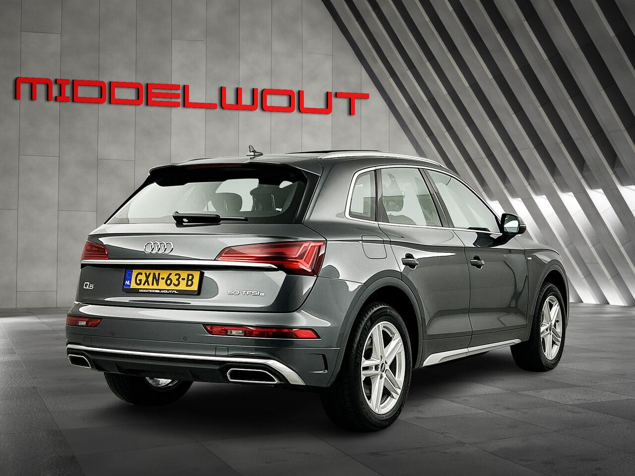 Audi Q5 50 TFSI e 266 PK S-Line /Pano-dak/19'LMV/BTW/LED