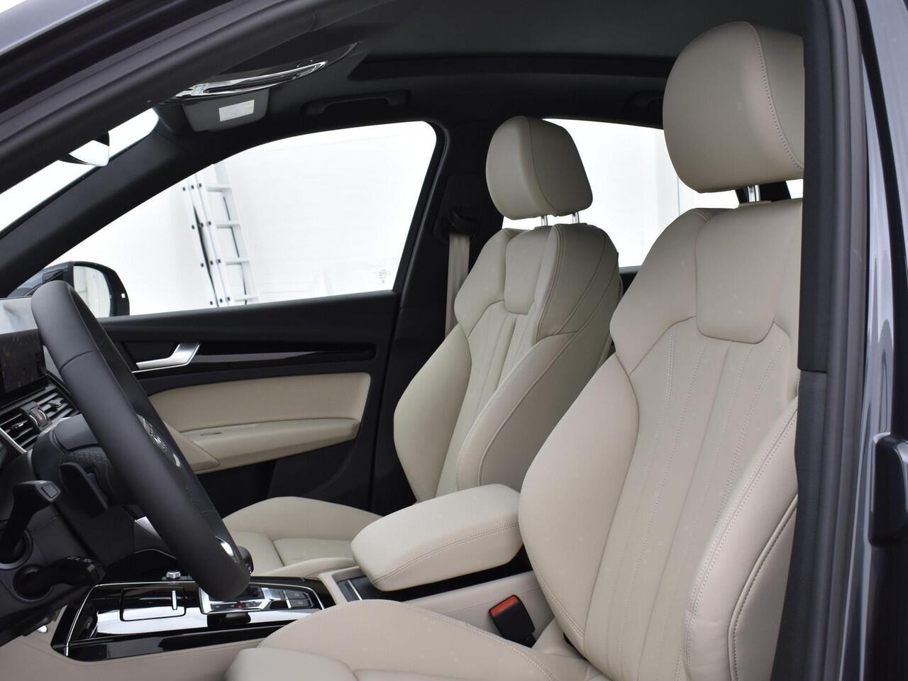 Audi Q5 Sportback Advanced edition 50 TFSI e 220 kW/299 PK · Luchtvering · Glazen panoramadak · Ass. pakket City + Tour · Lederen bekleding