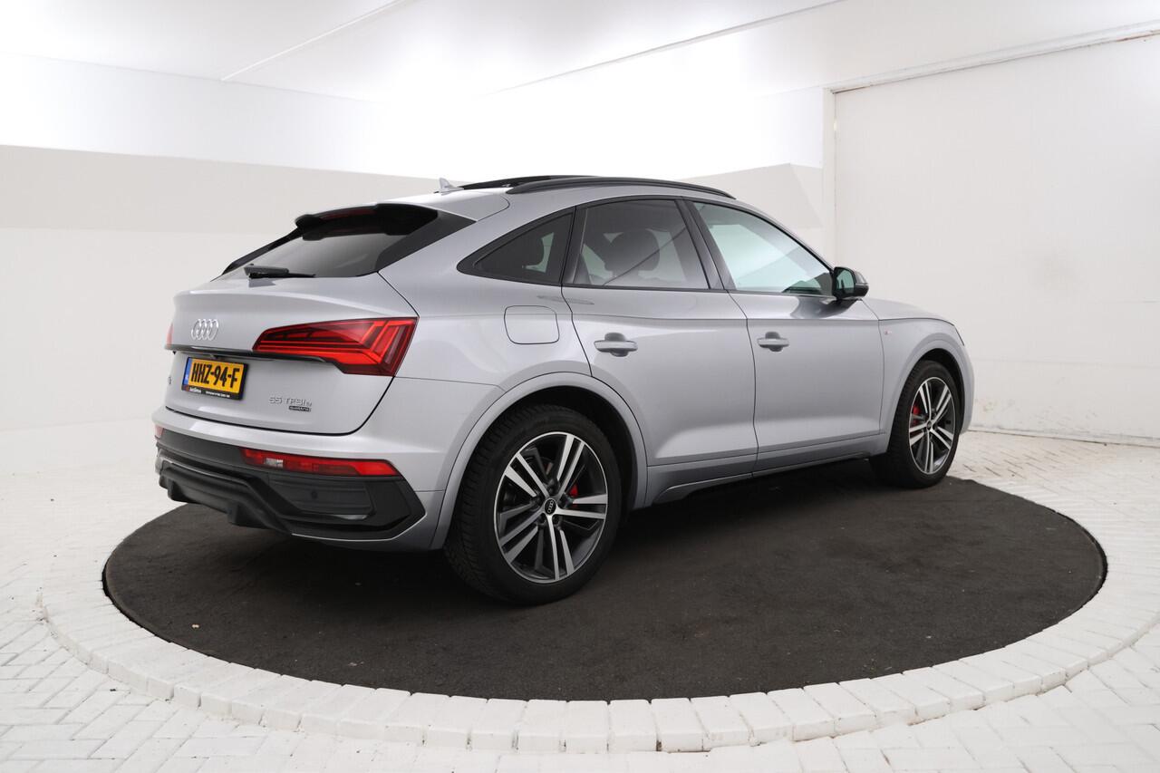 Audi Q5 Sportback 55 TFSI e S edition Electrische trekhaak, Apple carplay / Android auto, Panorama dak, S line!