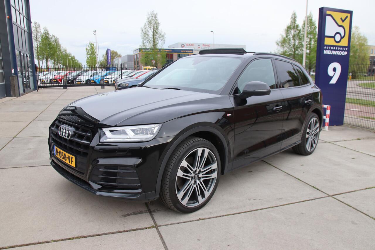 Audi Q5 50 TFSIe Quattro 3x S-Line Pano, HUD, Luchtvering, trekhaak, BOMVOL! Aanbieding!
