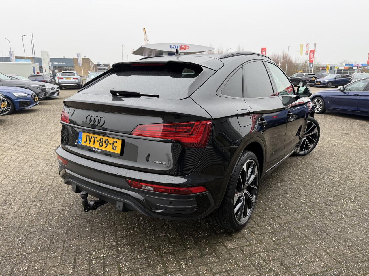 Audi Q5 Sportback 40 TFSI 204 PK S-Line Luchtvering Lederen interieur Trekhaak ACC Matrix Led Keyless Entry Head-Up Display 21 Inch LMV Sound-systeem Bang & Olufsen