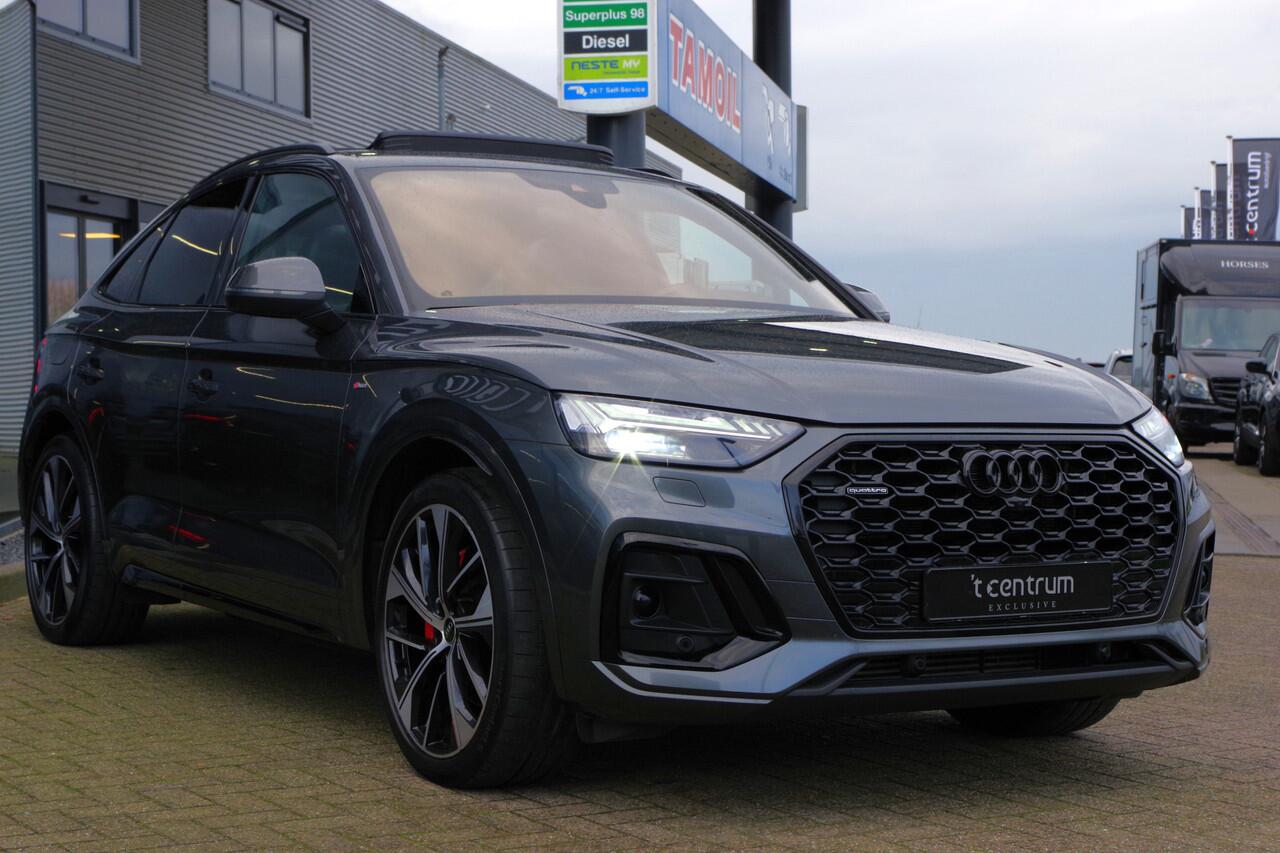 Audi Q5 Sportback 55 TFSI e 367 PK S-Line edition Competition PHEV, Luchtvering, Panoramadak, RS-Leder,