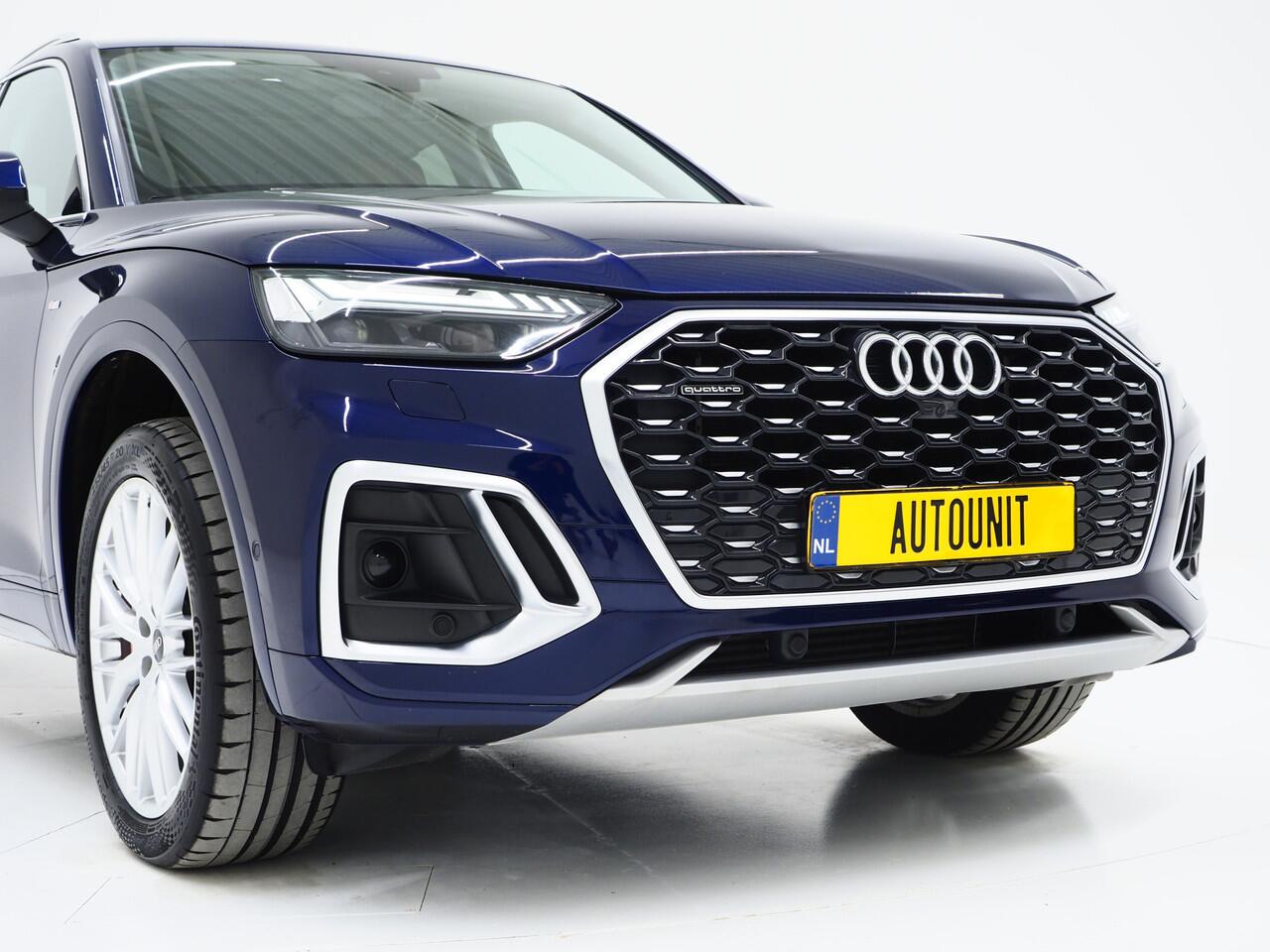 Audi Q5 Sportback 55 TFSI e Quattro S edition Competition | Panoramadak | B&O | Leder | 360 | Keyless | Dodehoek | Virtual | Carplay