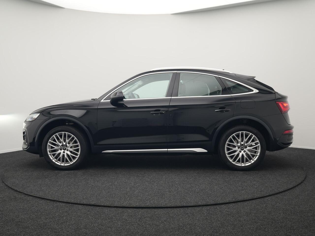 Audi Q5 Sportback 50 TFSI e S edition Plug In Hybrid 299pk Dealer O.H PHEV | Adaptive Cruise | Head Up | Bang & Olufsen | Alcantara Sportstoelen Memory | Keyless | 20"L.M | Camera | Sfeerverlichting |